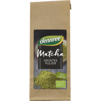 dennree Matcha, Grünteepulver, 30 gr Packung