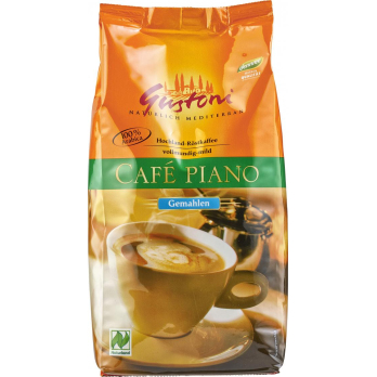 Gustoni Café Piano, natürlich-mild, gemahlen, 500