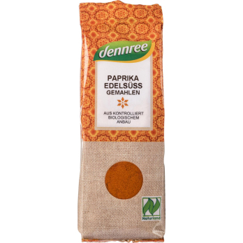 dennree Paprika, edelsüß, 70 gr Packung