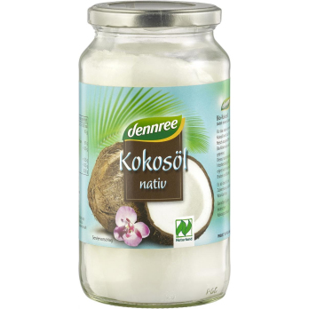 dennree Kokosöl nativ, 950 ml Glas
