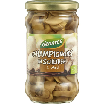 dennree Champignons geschnitten II. Wahl, 330 gr G