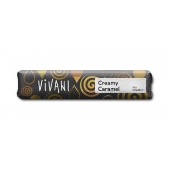 Vivani Creamy Caramel Schokoriegel, 40 gr Stück