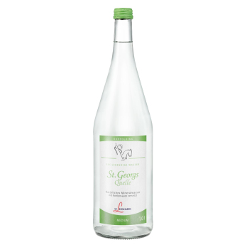 St. Leonhards St. Georgsquelle medium, 1 ltr Flasc