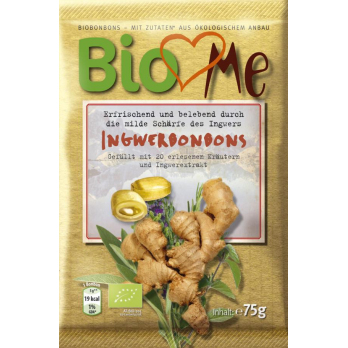 BIO loves Me Ingwer Bonbons, 75 gr Packung