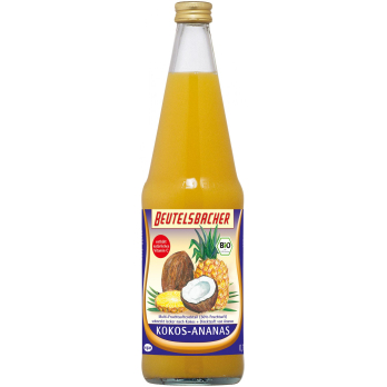 Beutelsbacher Kokos-Ananassaft, 0,7 ltr Flasche