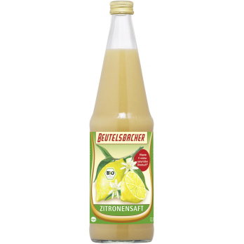 Beutelsbacher Zitronen Direktsaft, 0,7 ltr Flasche