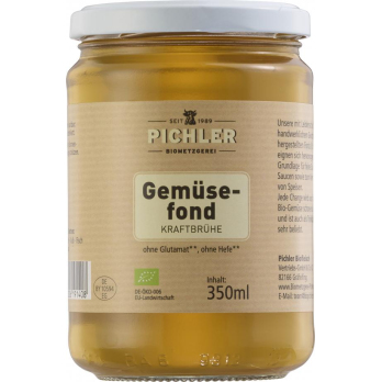 Pichler Biometzgerei Gemüsefond, 350 ml Glas