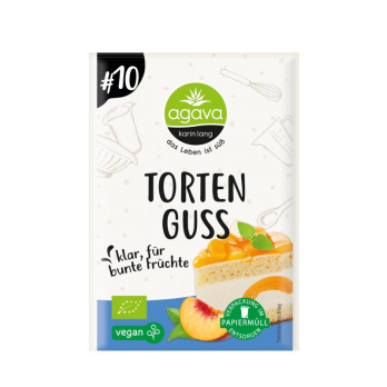 Agava Karin Lang Tortenguss, klar, 3 x 6 gr 18 gr