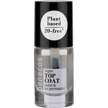 benecos Nail Polish crystal, 5 ml Flasche