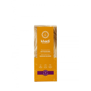 Khadi Pflanzenhaarfarbe Mittelblond, 100 gr Packun