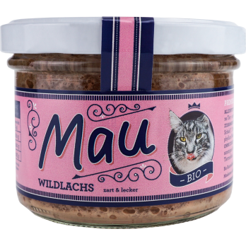 Wuff & Mau Heimtiernahrung Mau Wildlachs, 200 gr G