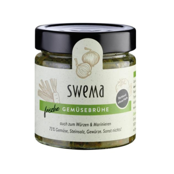SweMa Gemüsebrühe, 210 gr Glas