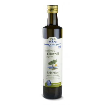 Olivenöl Mani, nativ extra, 500 ml, Bläuel