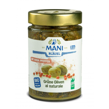 Mani Grüne Oliven al naturale mit Koriandersamen &