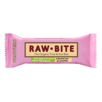 RAW BITE Fruchtriegel Protein Crunchy Almond, 45 g