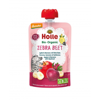 Holle Zebra Beet Apfel & Banane mit Rote Bete