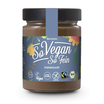 Brinkers So Vegan So Fein Schokolade, 270 gr Glas