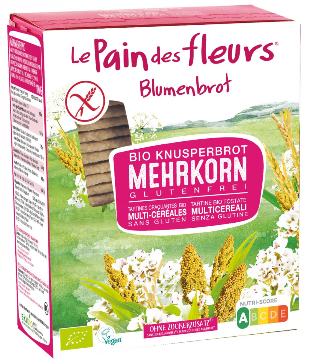 Blumenbrot Mehrkorn, 2x 75 gr, 150 gr Packung -glu