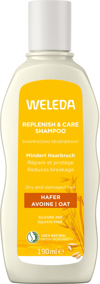 Weleda Hafer Aufbau-Shampoo, 190 ml Flasche