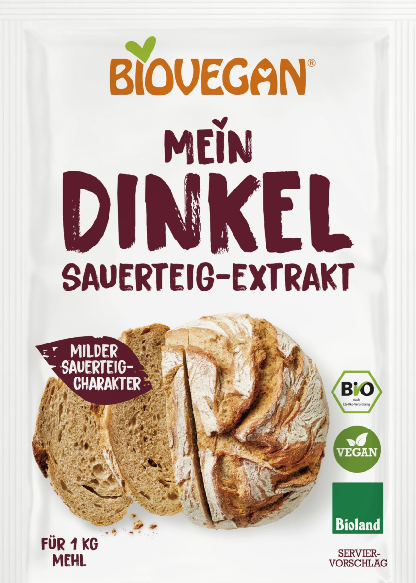 Biovegan Dinkel Sauerteigextrakt, 30 gr Packung