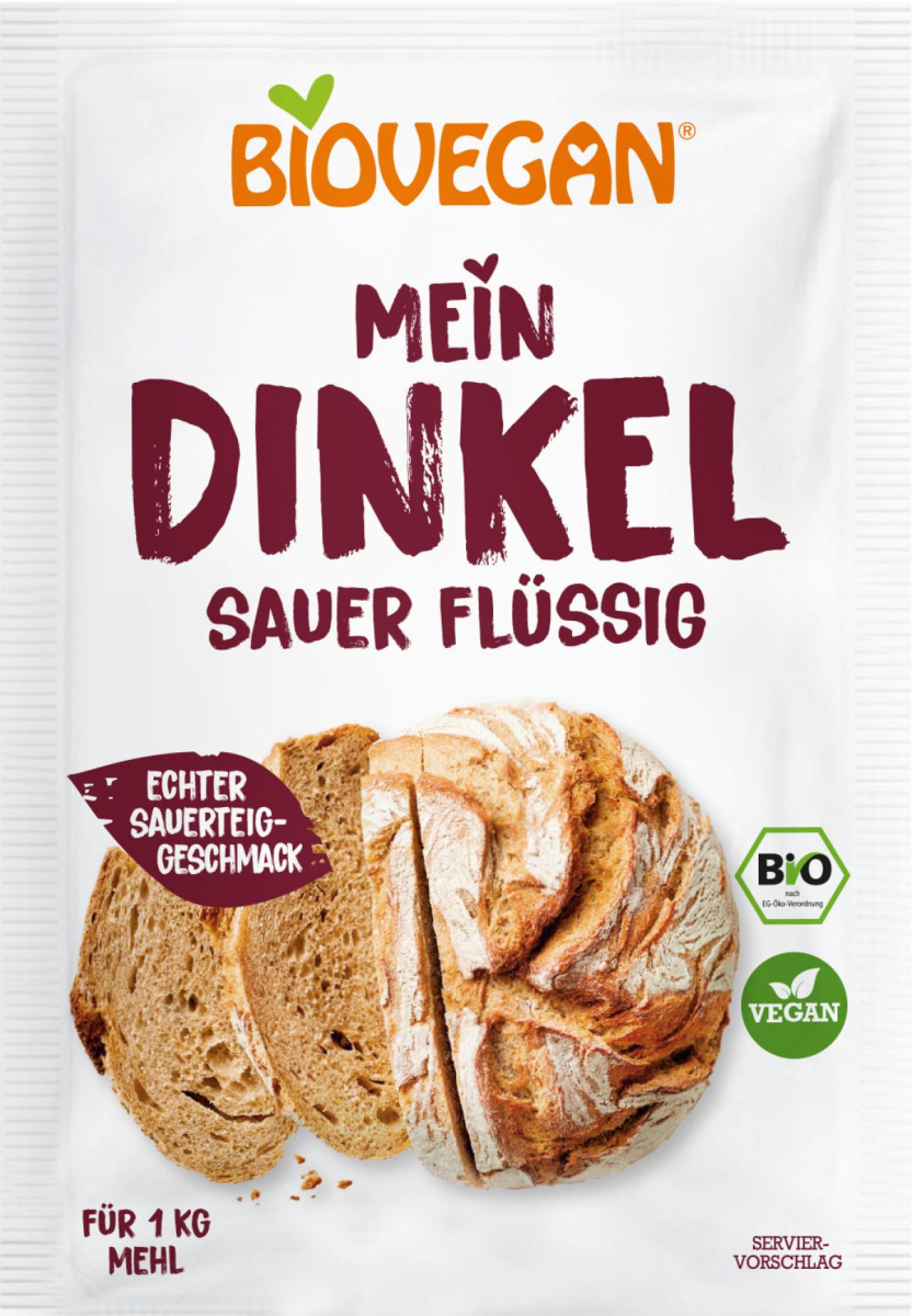 Biovegan Sauerteig flüssig Dinkel, 100 gr Packung