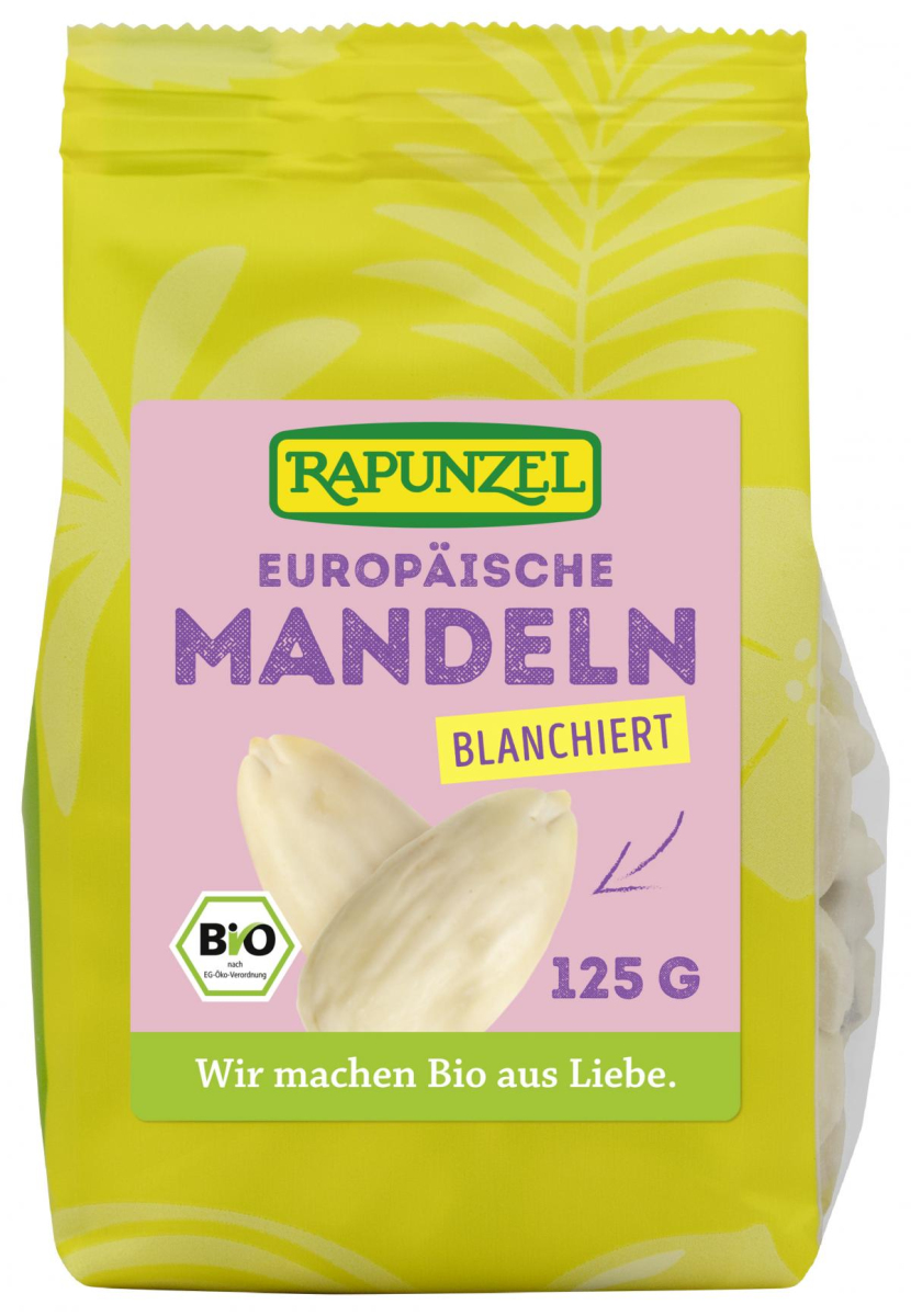 Rapunzel Europäische Mandeln blanchiert, 125 gr Pa