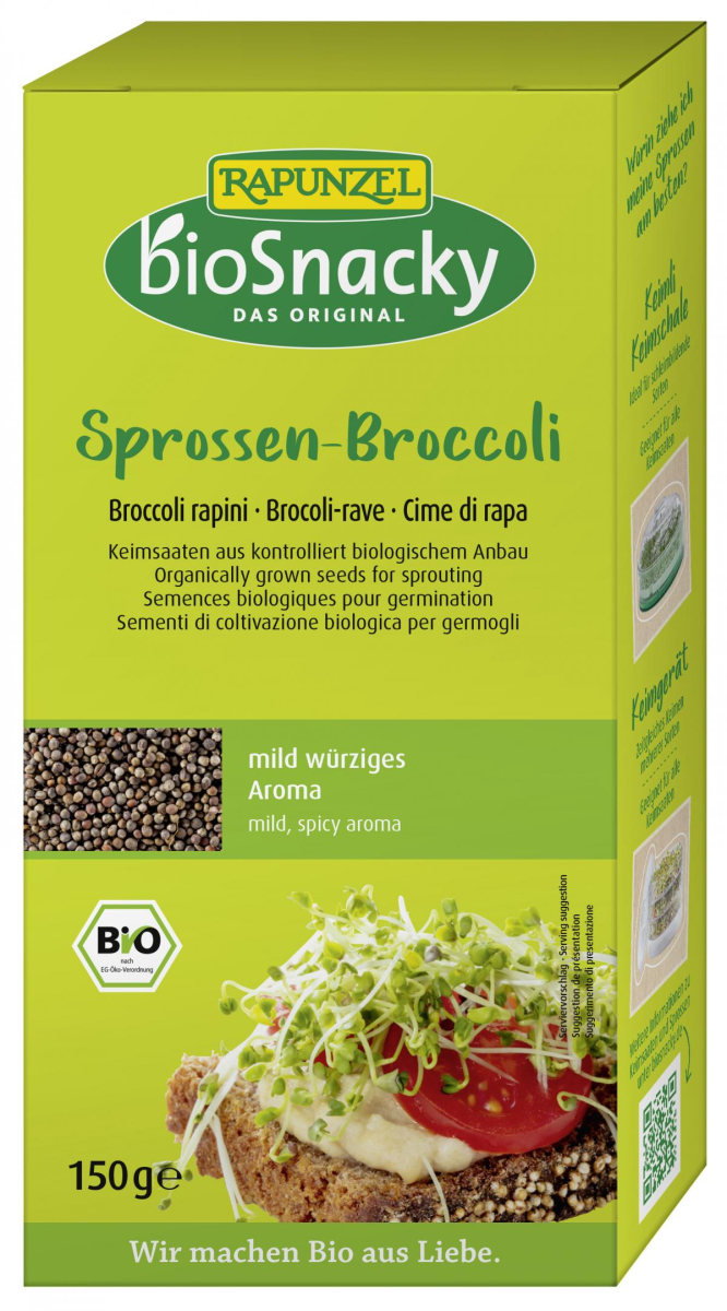 Rapunzel Sprossen-Broccoli, 150 gr Packung