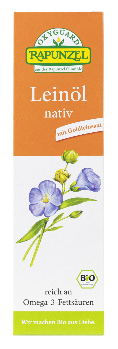Rapunzel OXYGUARD® Leinöl nativ, 500 ml Flasche