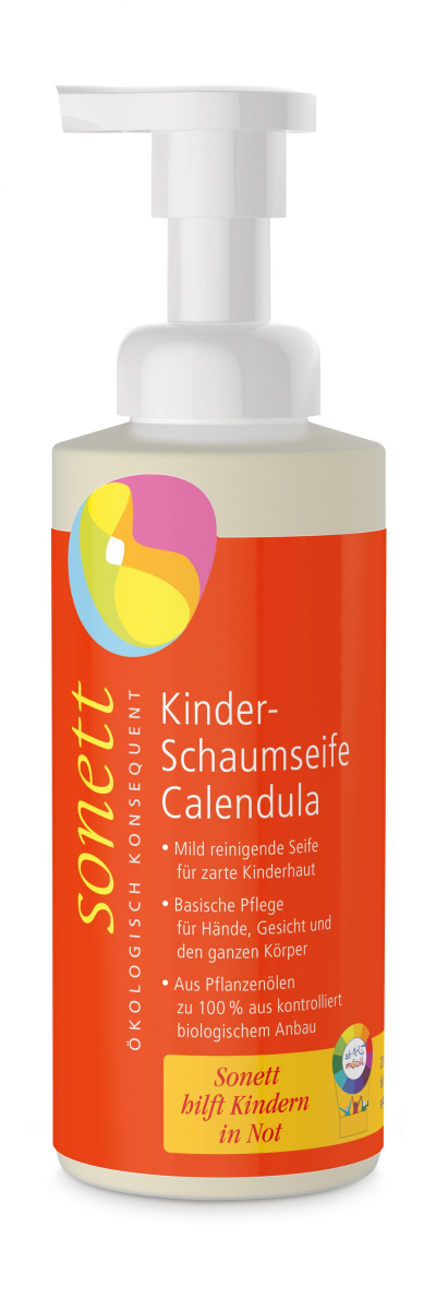 Sonett Kinder-Schaumseife Calendula, 200 ml Flasch