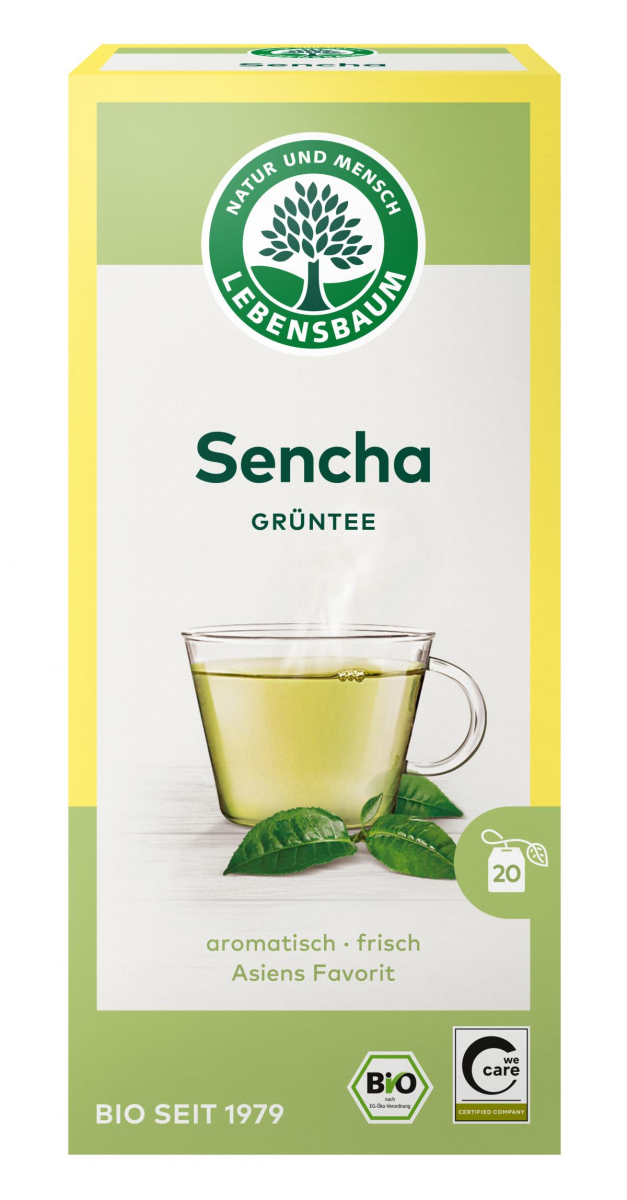 Lebensb Grüntee Sencha, 1,5 gr, 20 Btl Packung