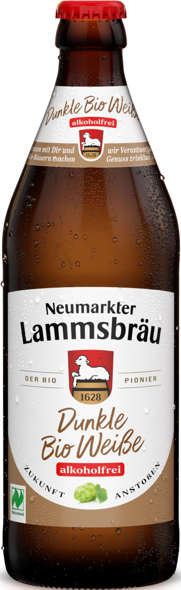 Neumarkter Lammsbräu Dunkle Weiße alkoholfrei, 0,5