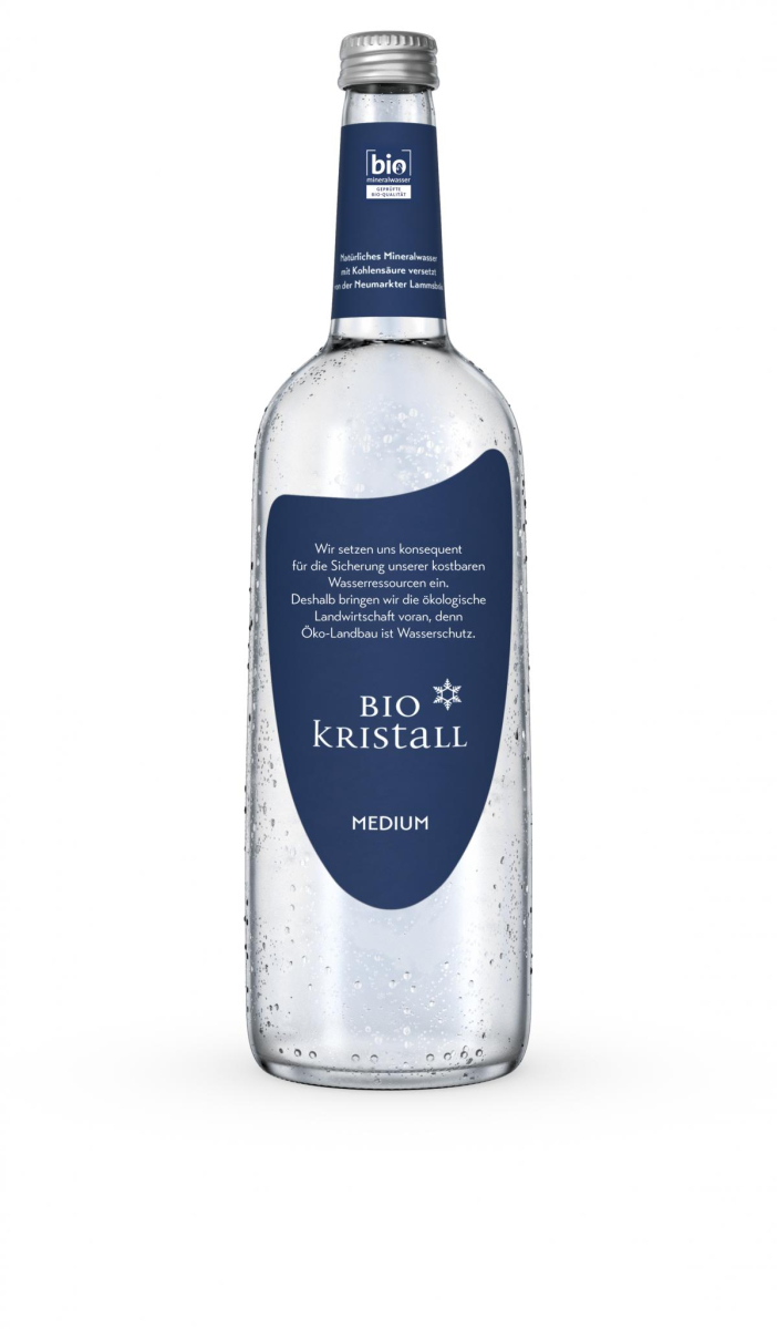 BioKristall Bio-Mineralwasser medium, 0,75 ltr Fla