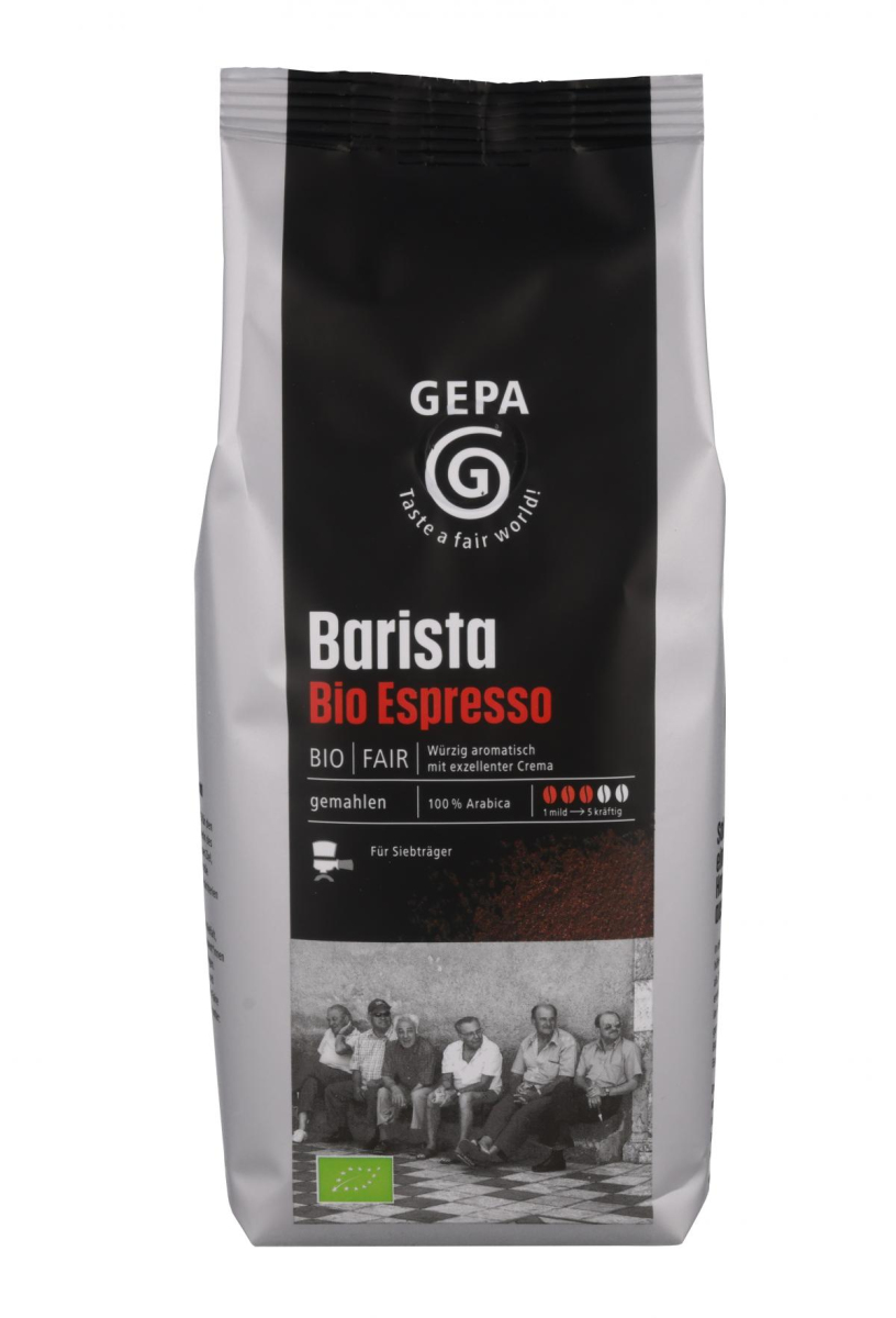 Gepa Barista Bio Espresso, 250 g Packung