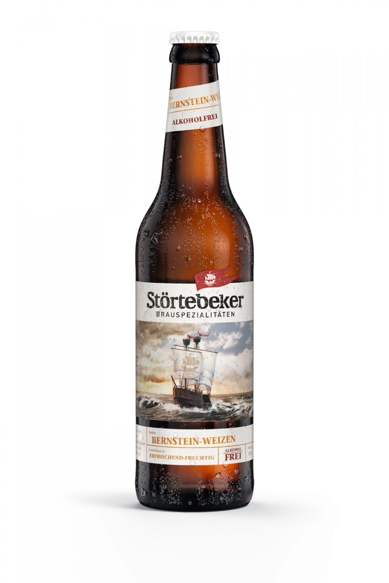 Störtebeker Bernstein-Weizen alkoholfrei, 0,5 ltr