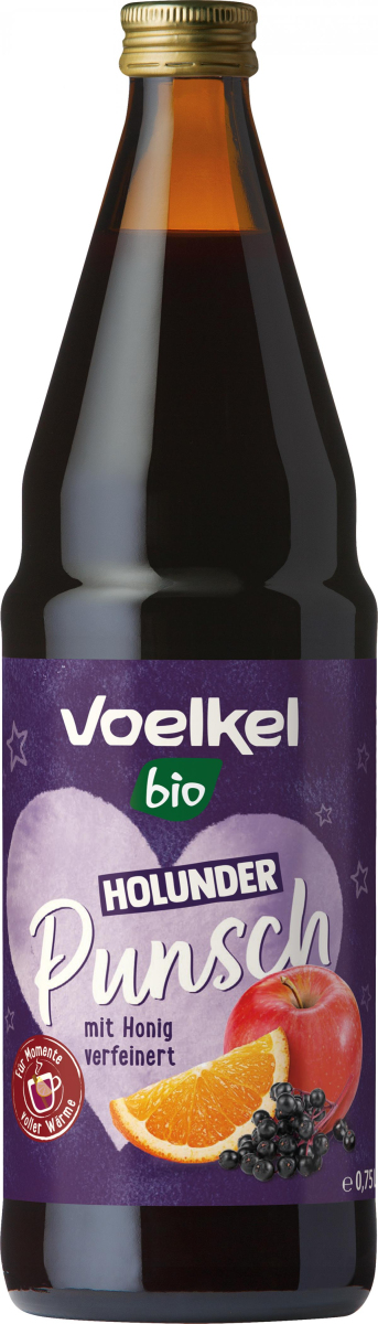 Voelkel Holunder Punsch, 0,75 ltr Flasche