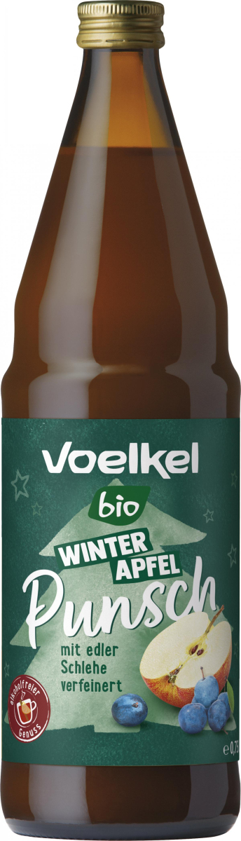 Voelkel Winter Apfel Punsch, 0,75 ltr Flasche