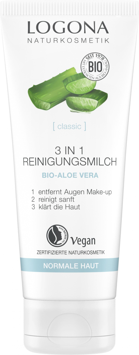 Logona 3 in 1 Reinigung, Bio-Aloe & Bio-Damaszener