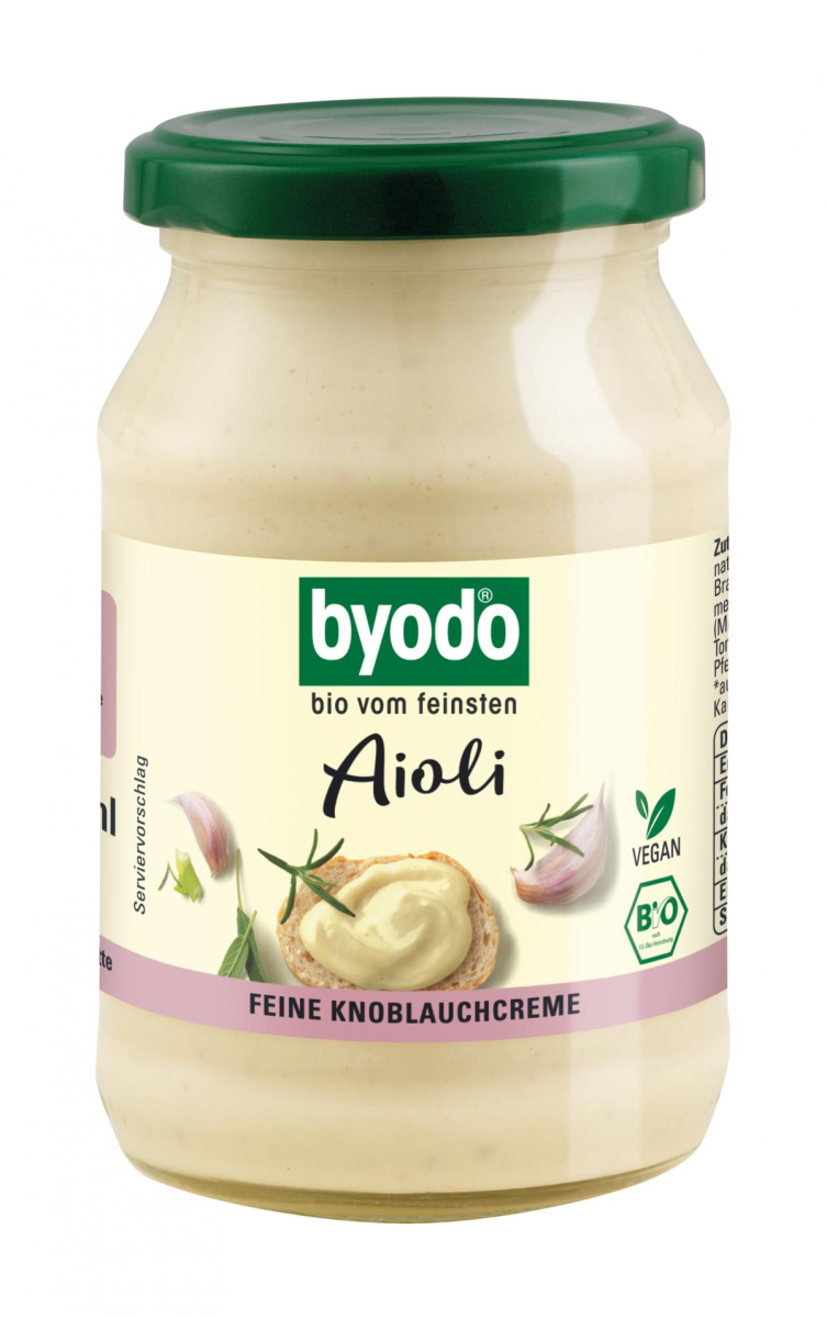 byodo Aioli, vegan, 250 ml Glas