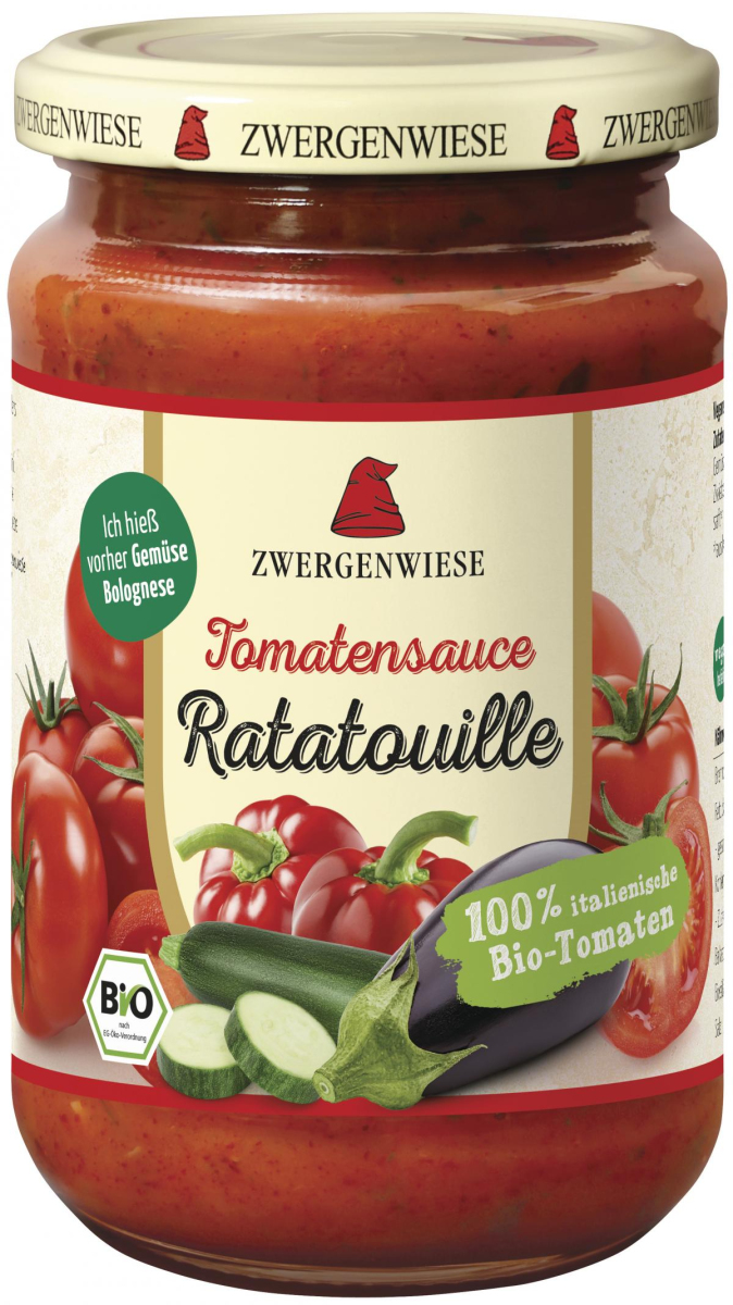 Zwergenwiese Ratatouille, 340 ml Glas