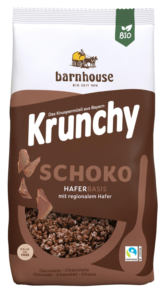 Barnhouse Krunchy Schoko, 750 gr Packung