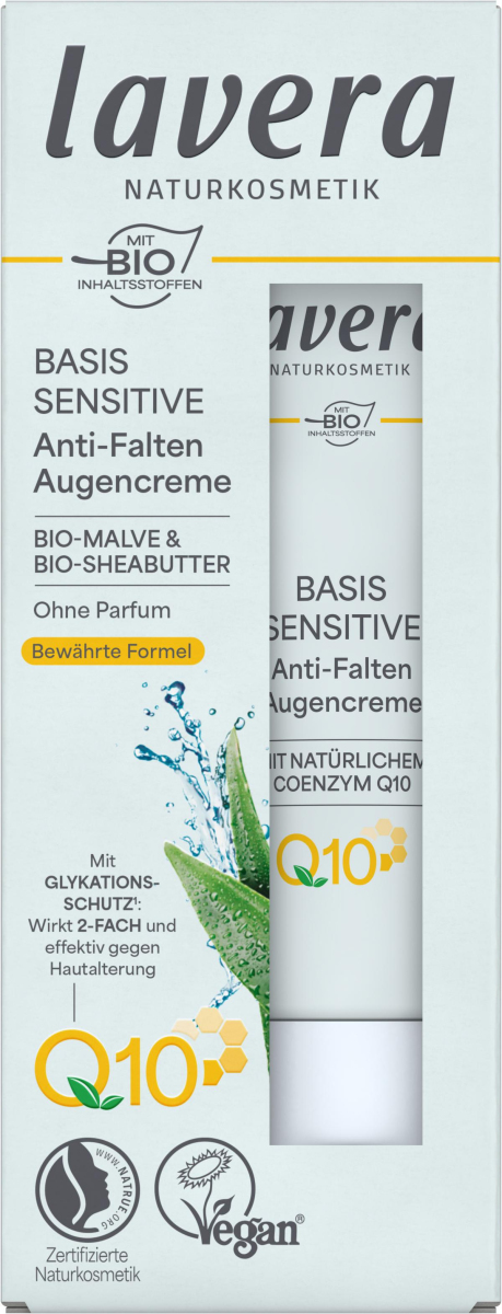 lavera Augencreme Anti-Falten Q10, 15 ml Tube