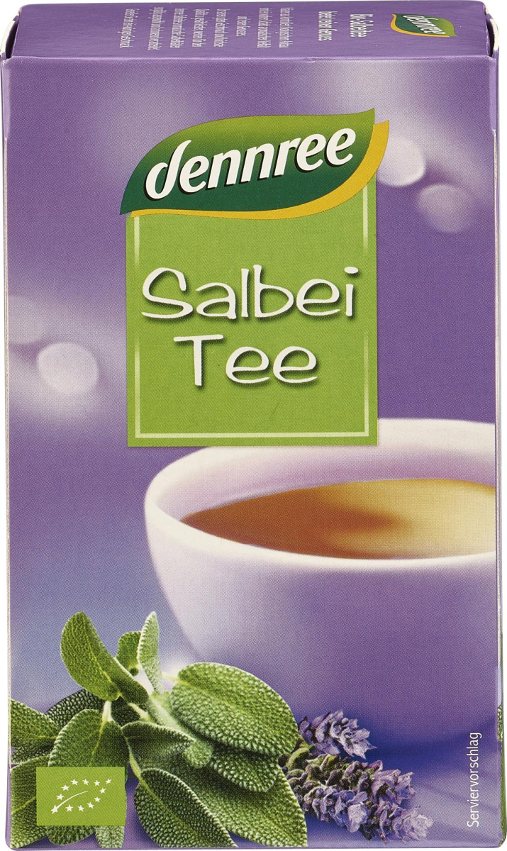 dennree Salbeitee, 1,5 gr, 20 Btl Packung