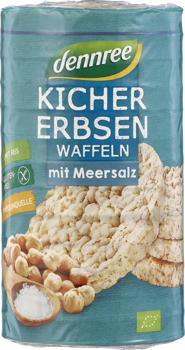 dennree Kichererbsenwaffel gesalzen, 100 g
