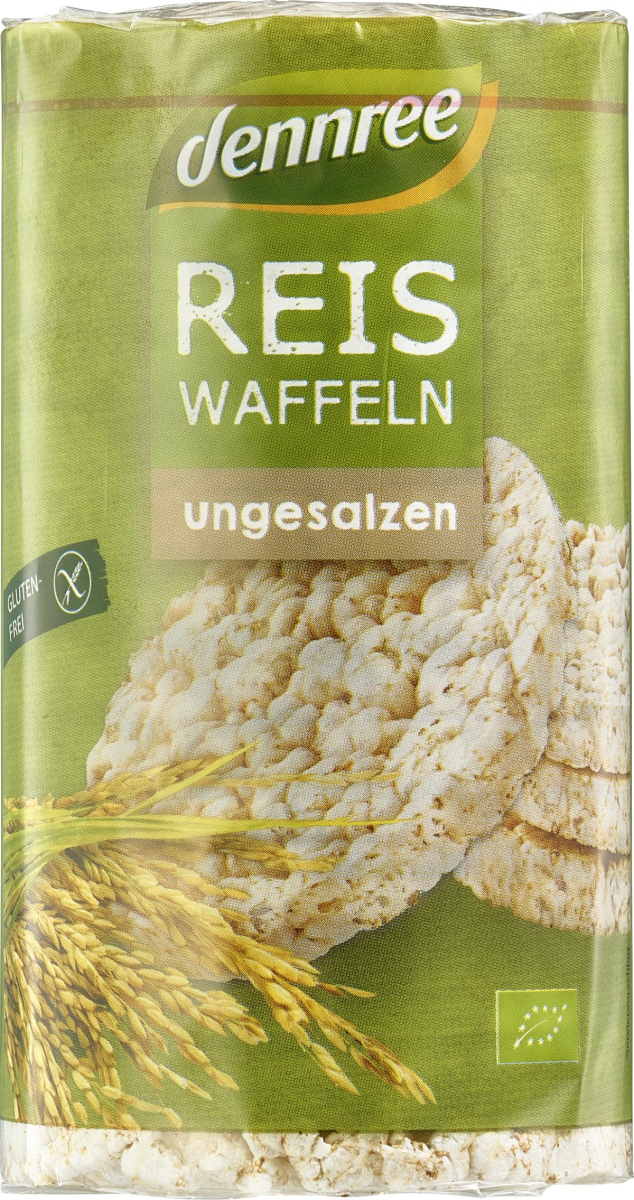 dennree Reiswaffeln ungesalzen, aus Vollkornreis