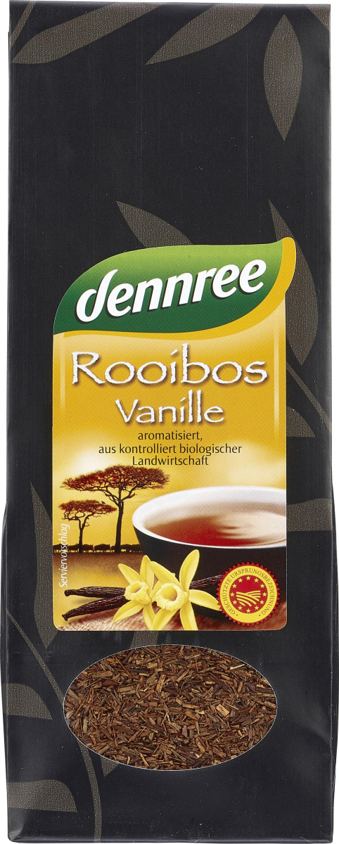 dennree Rooibostee Vanille, 100 gr Packung