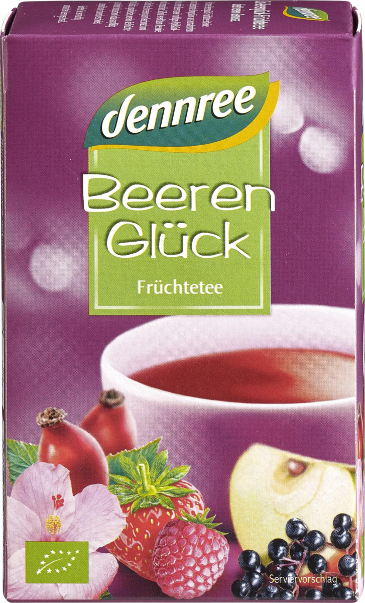 dennree Beerenglück, 2 gr, 20 Btl Packung