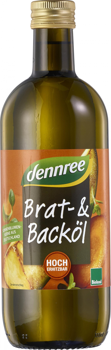 dennree Brat- und Backöl, high oleic Sonnenblumenö