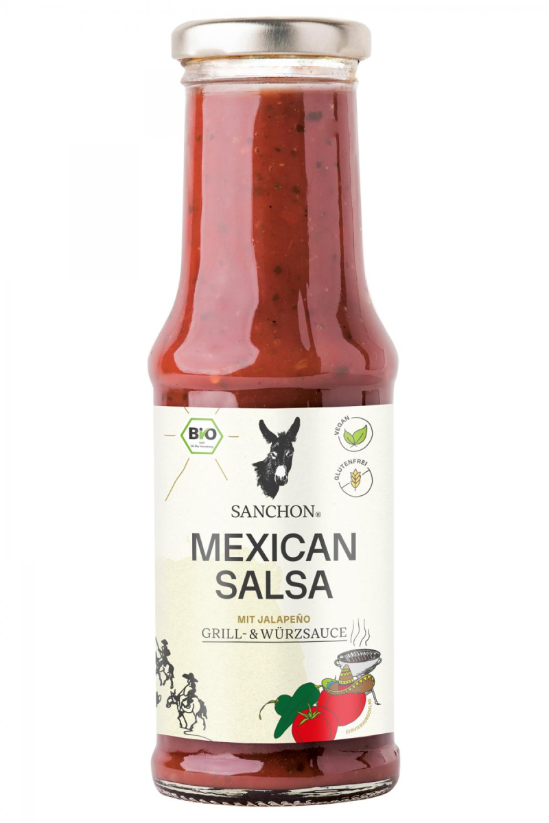 Sanchon Grillsauce Mexican Salsa, mit Jalapeno-Chi