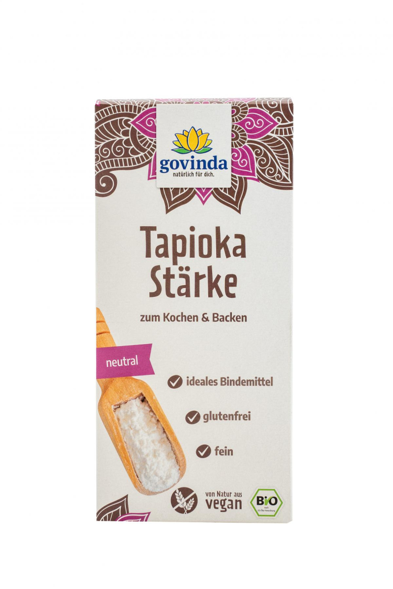 Govinda Tapioka-Stärke, 330 gr Packung