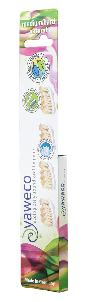 yaweco Wechselköpfe 4er Natural, 4 St Packung